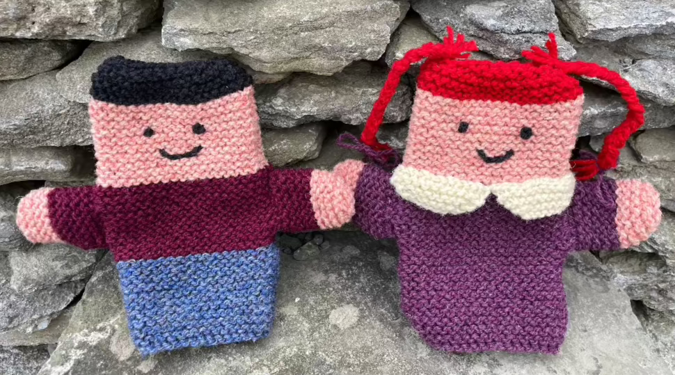 Topsy Farms' handmade wool puppet