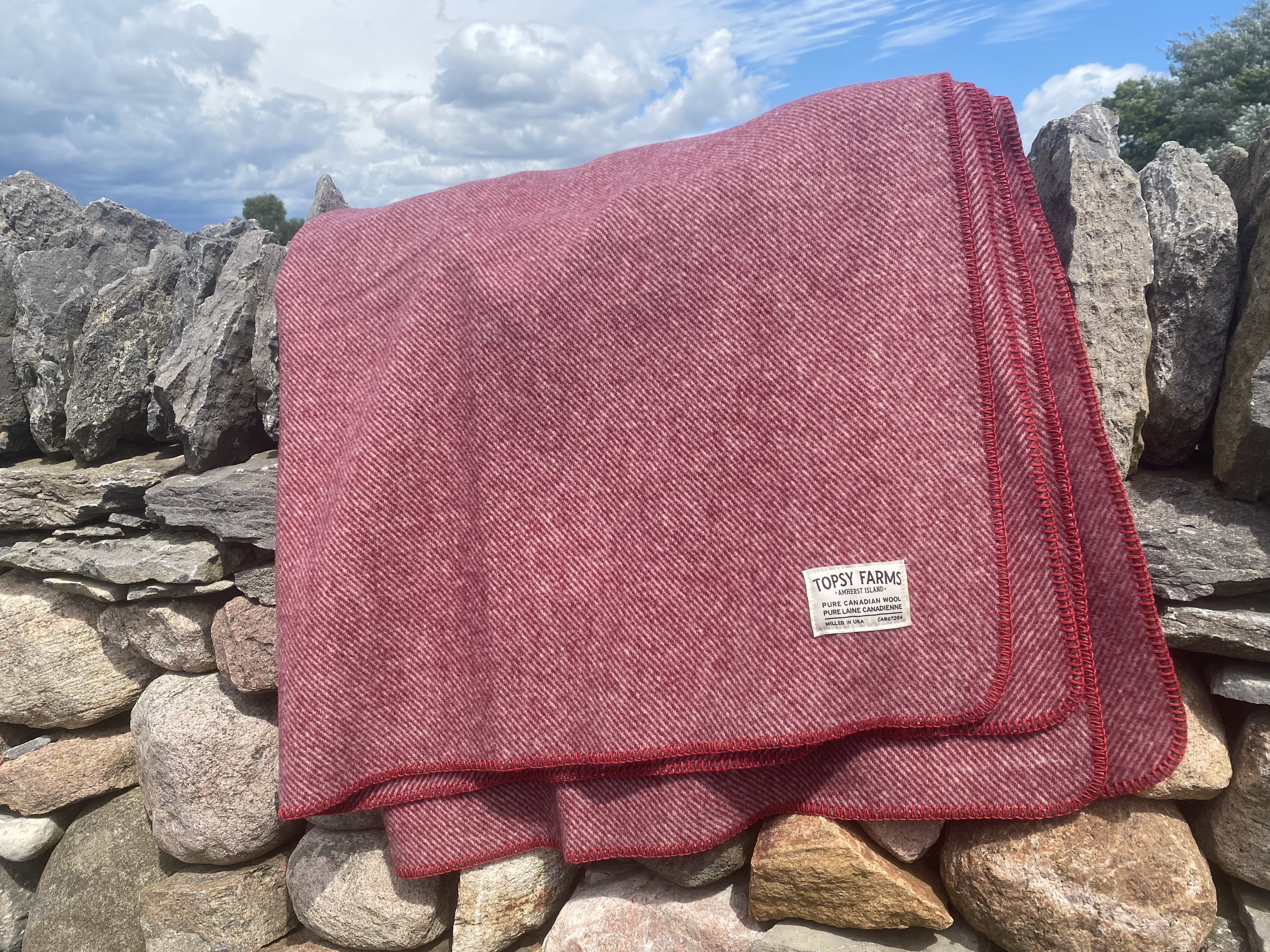 Heartwood Tweed Wool Blanket