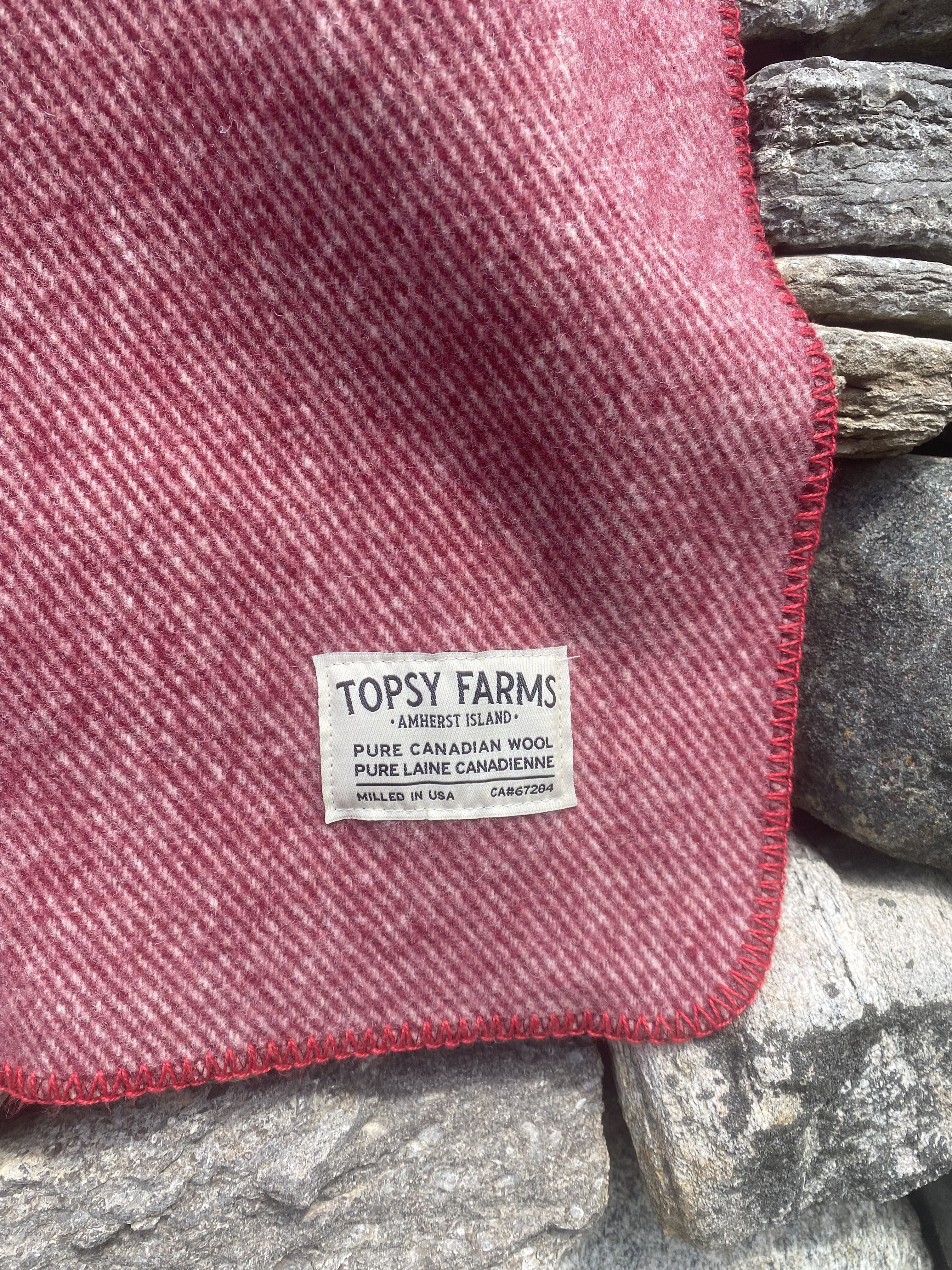 Heartwood Tweed Wool Blanket