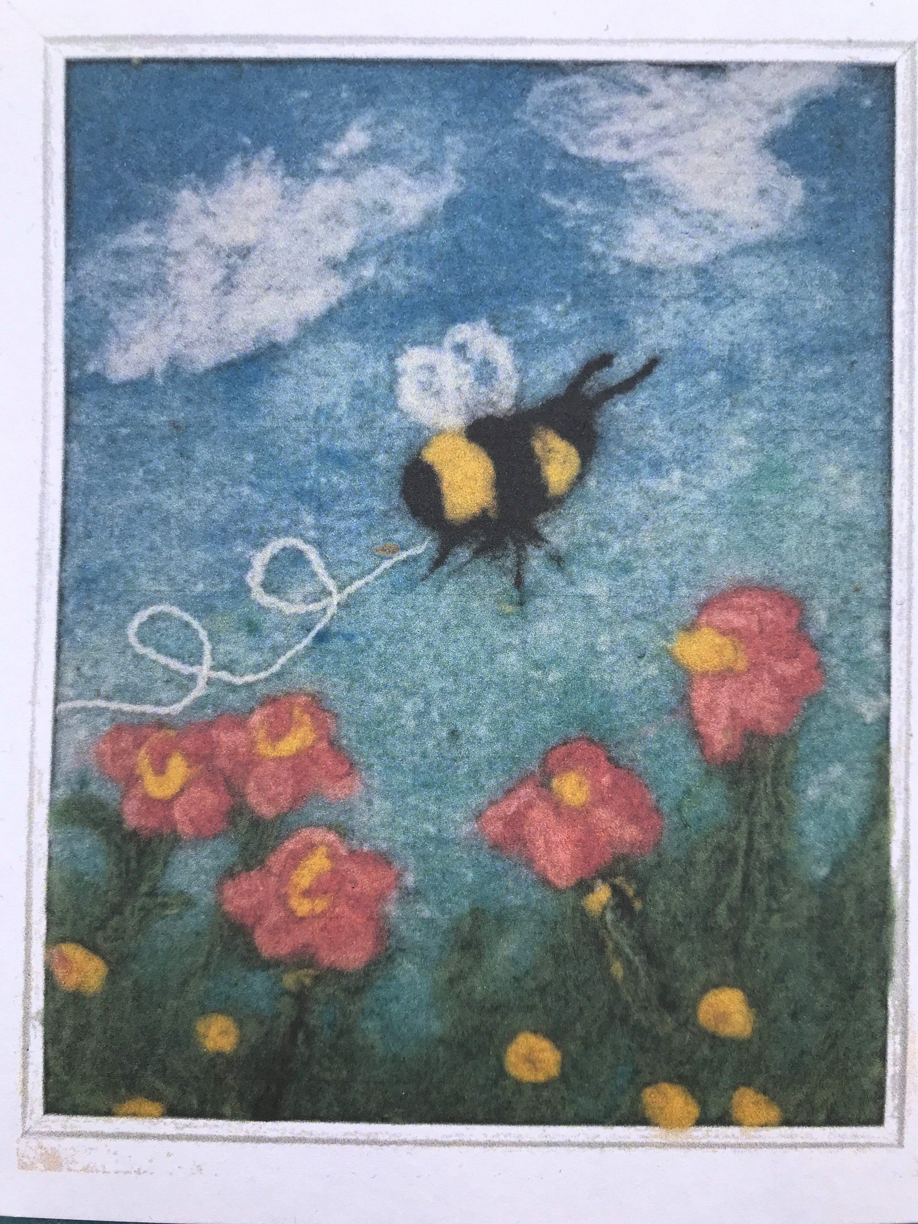 Topsy Farms' bee felting kit