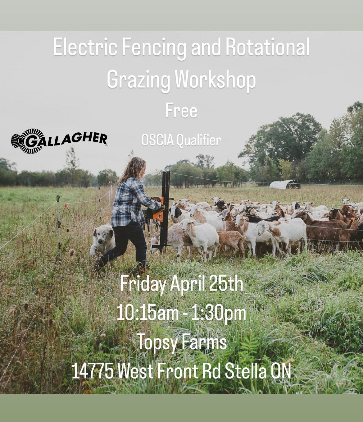 Electric Fence and Rotational Grazing Workshop