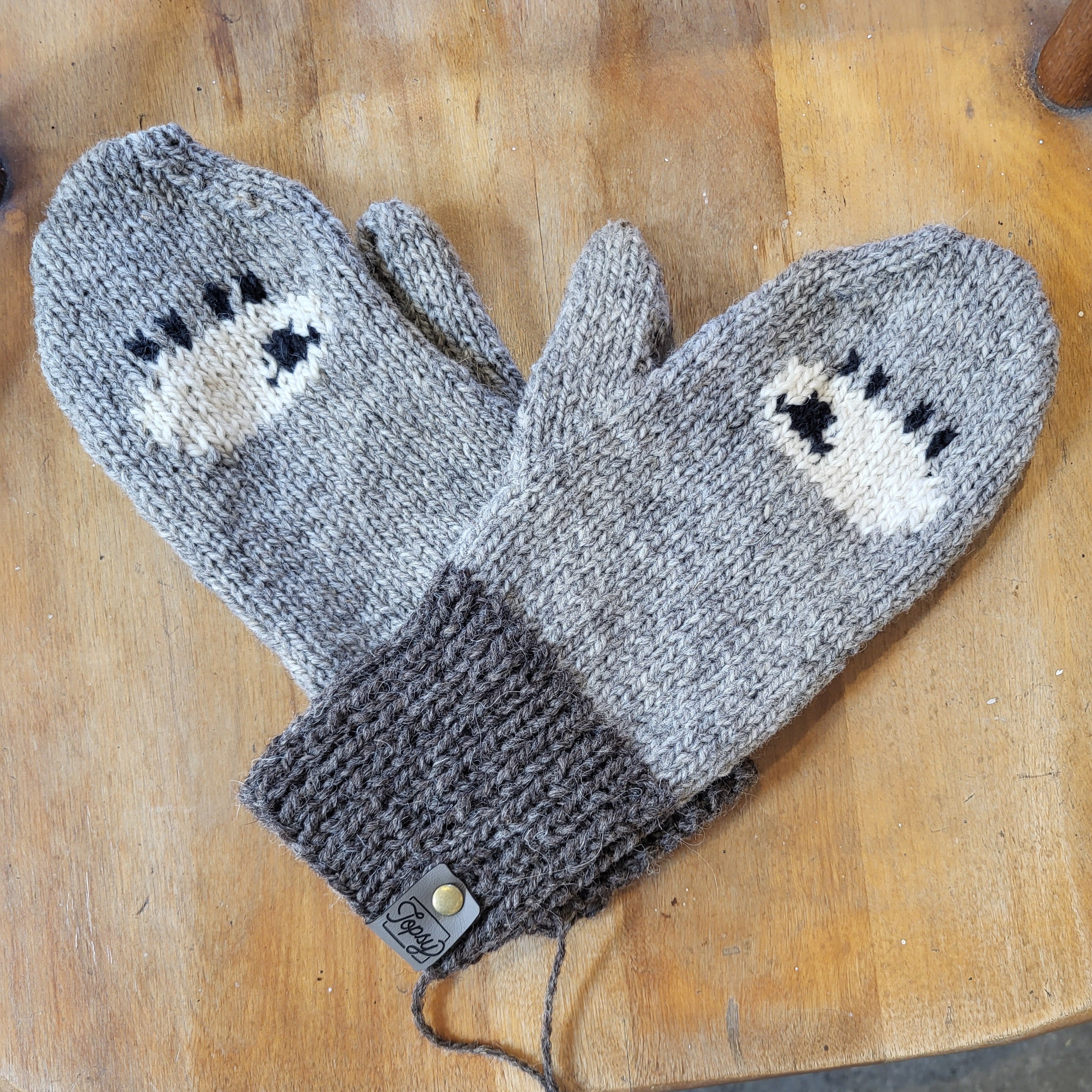 Sheepy hat & mitts