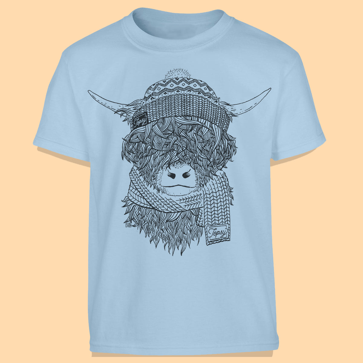 Highland Cow Tee (Youth)