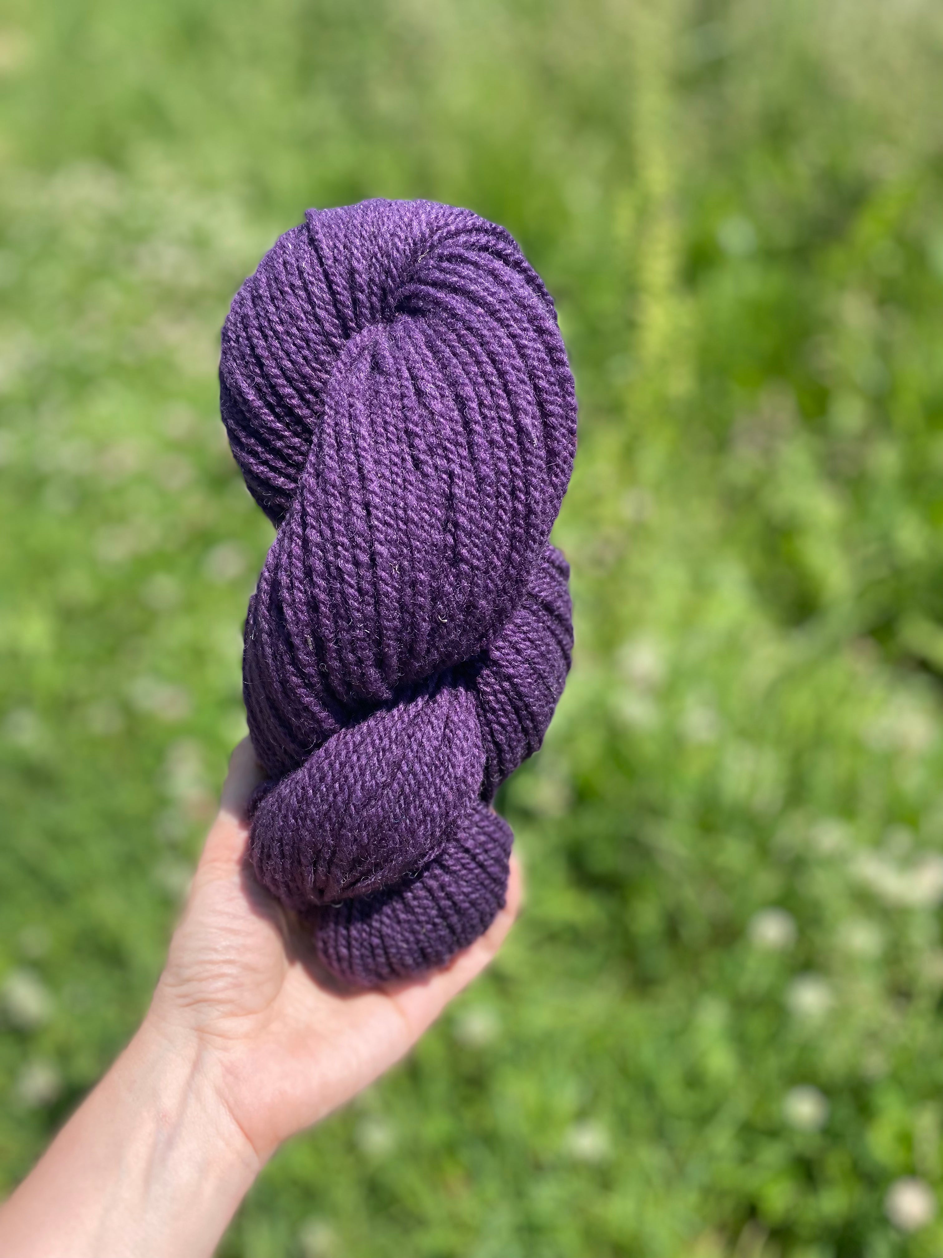 Thistle Purple yarn – Topsy Farms