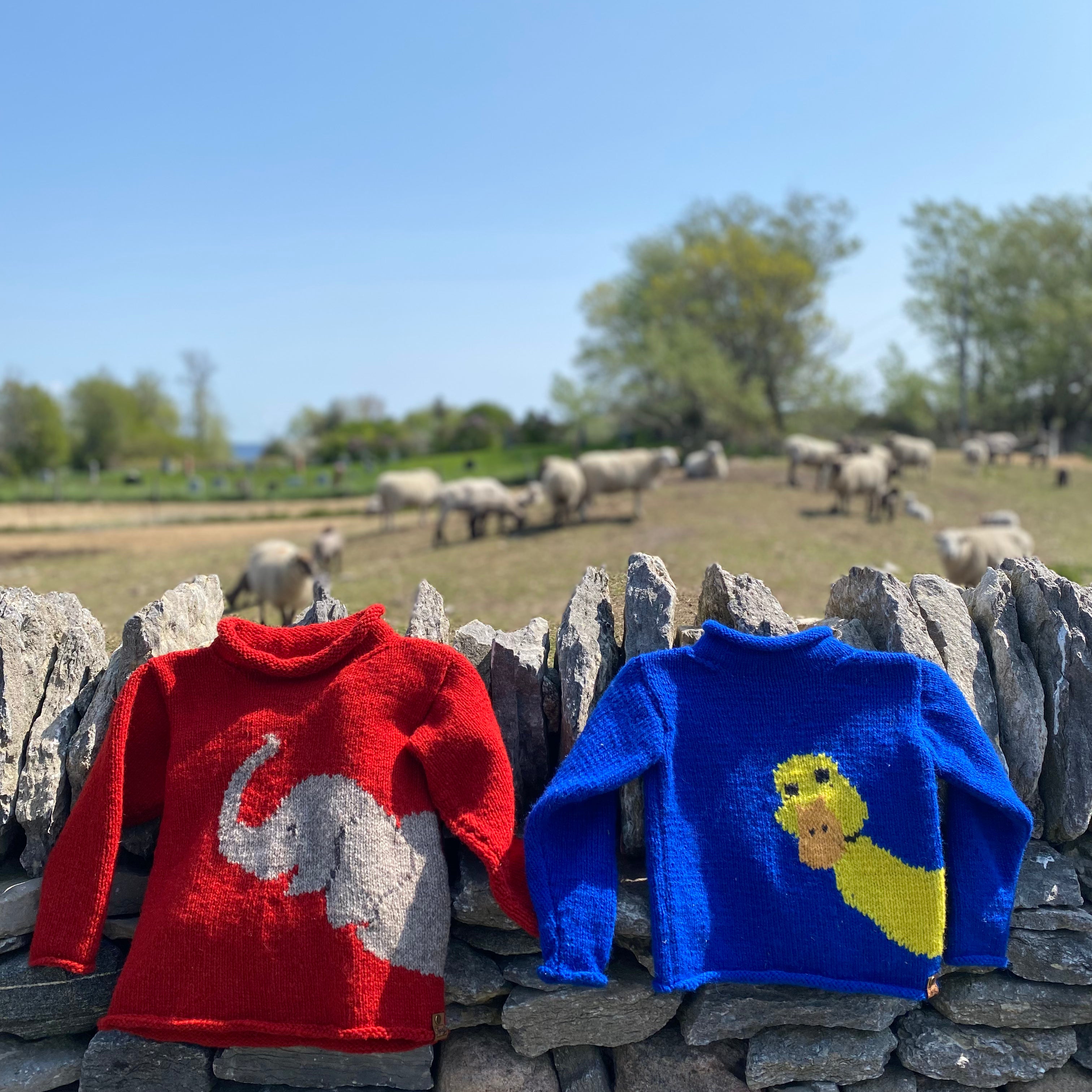 Topsy Farms, Wool, Handmade, Children's Sweater