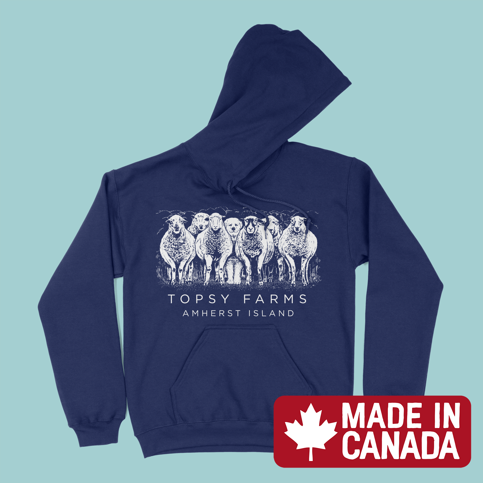 Smiling Dog Fleece Hoodie