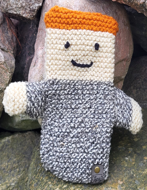 Topsy Farms' handmade Canadian wool puppet