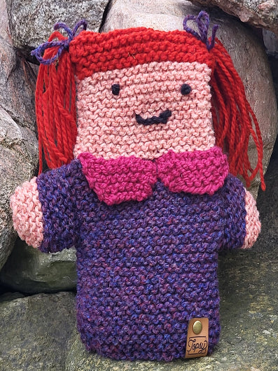 Topsy Farms' handmade Canadian wool puppet