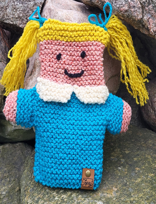 Topsy Farms' handmade Canadian wool puppet