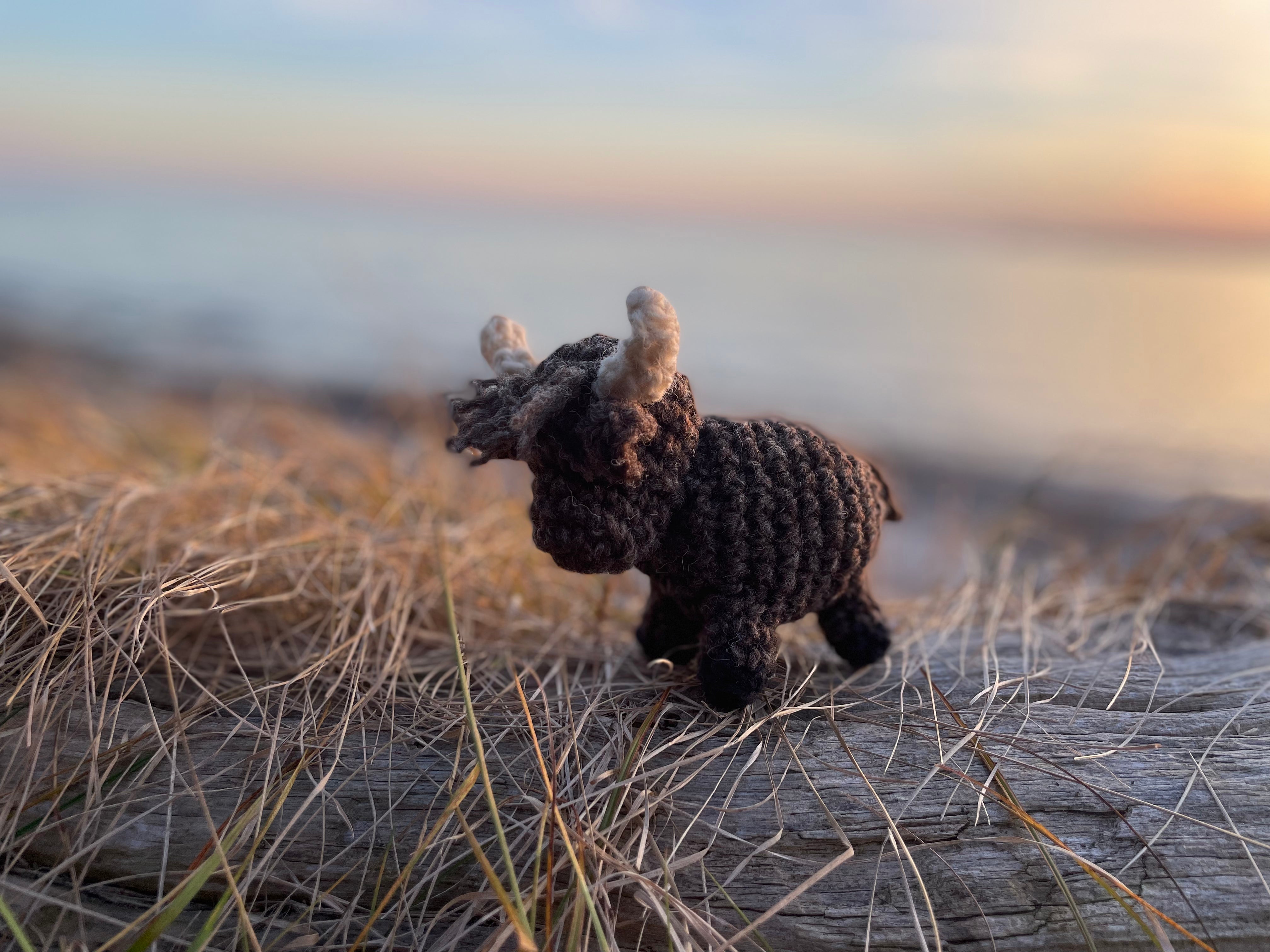 Crochet highland cows