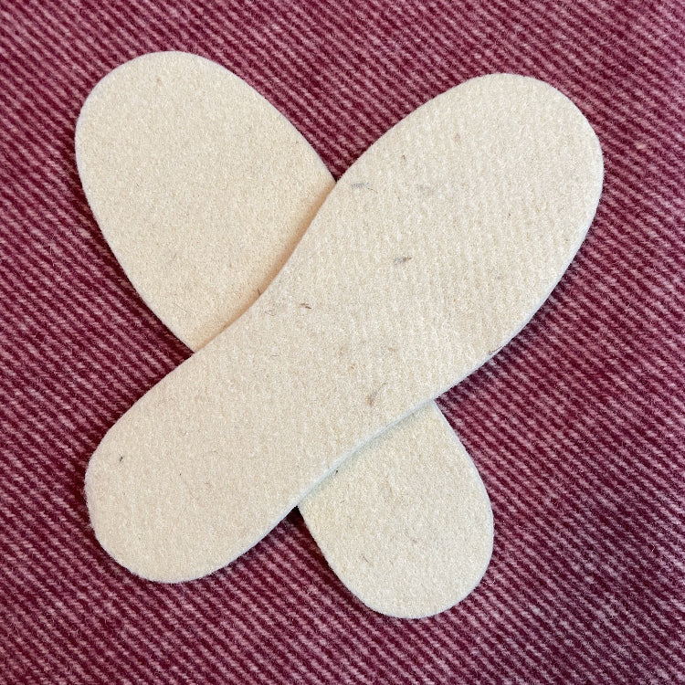 Topsy Farms' Canadian wool insoles