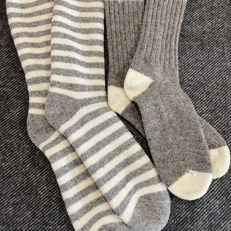 Topsy Farms' Canadian wool socks