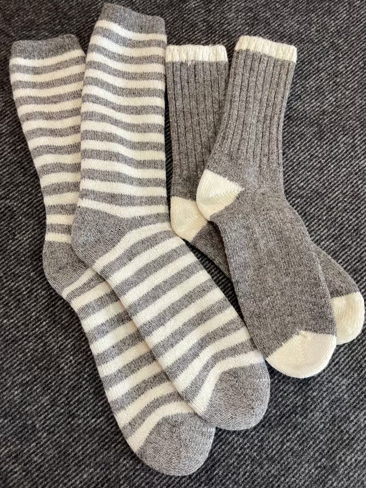 Topsy Farms' Canadian wool socks