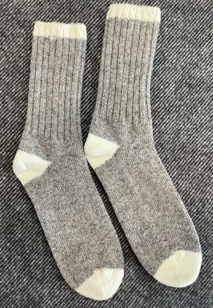 Topsy Farms' Canadian wool socks
