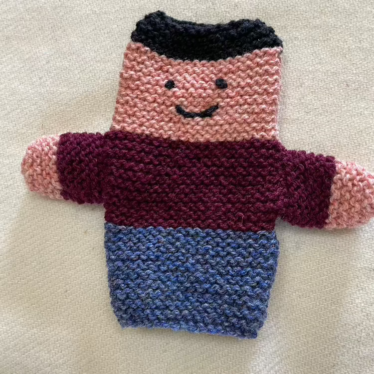 Topsy Farms' handmade wool puppet