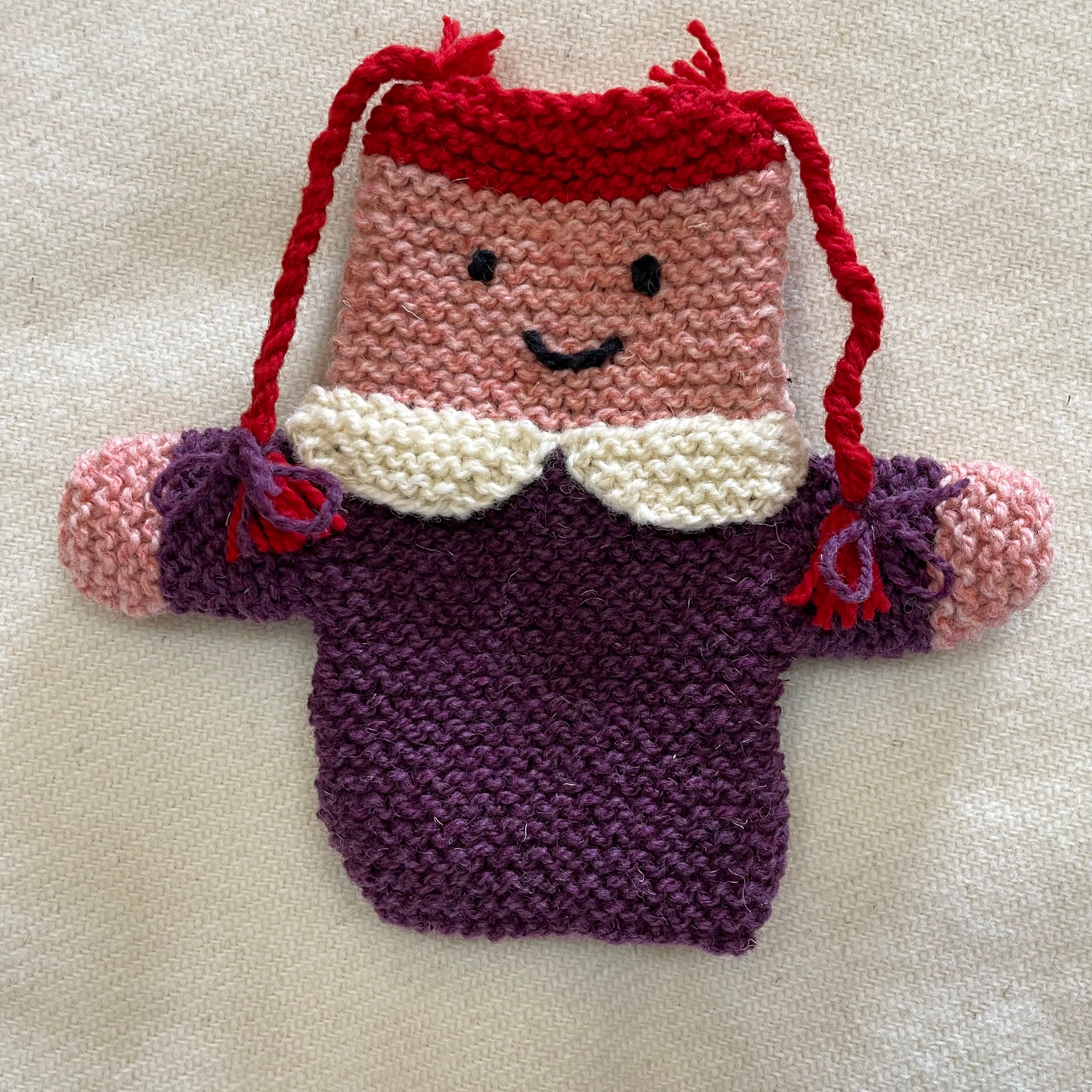 Topsy Farms' handmade wool puppet