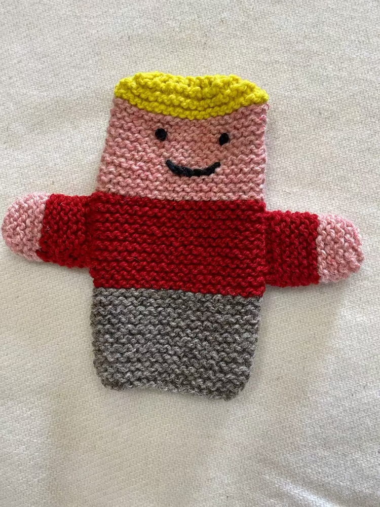 Topsy Farms' handmade wool puppet