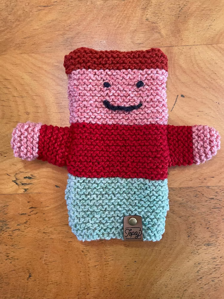 Topsy Farms' handmade Canadian wool puppet
