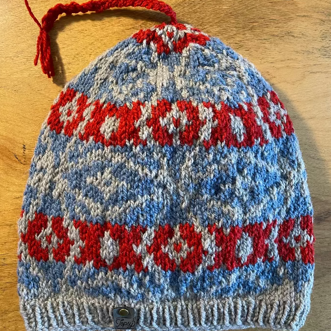 Topsy Farms' hand-knit wool toque