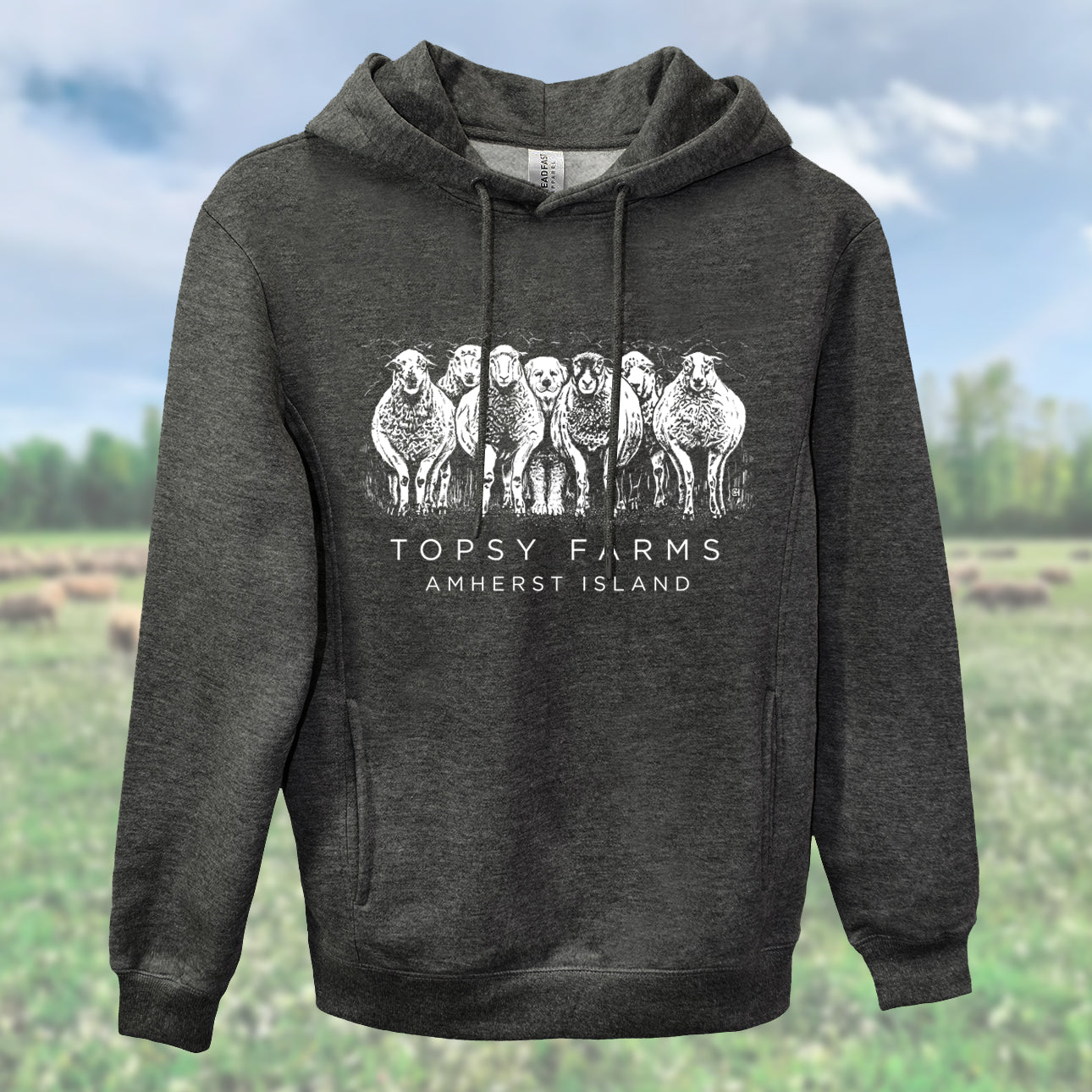 Creamy Trim Animal Hoodie main image 1