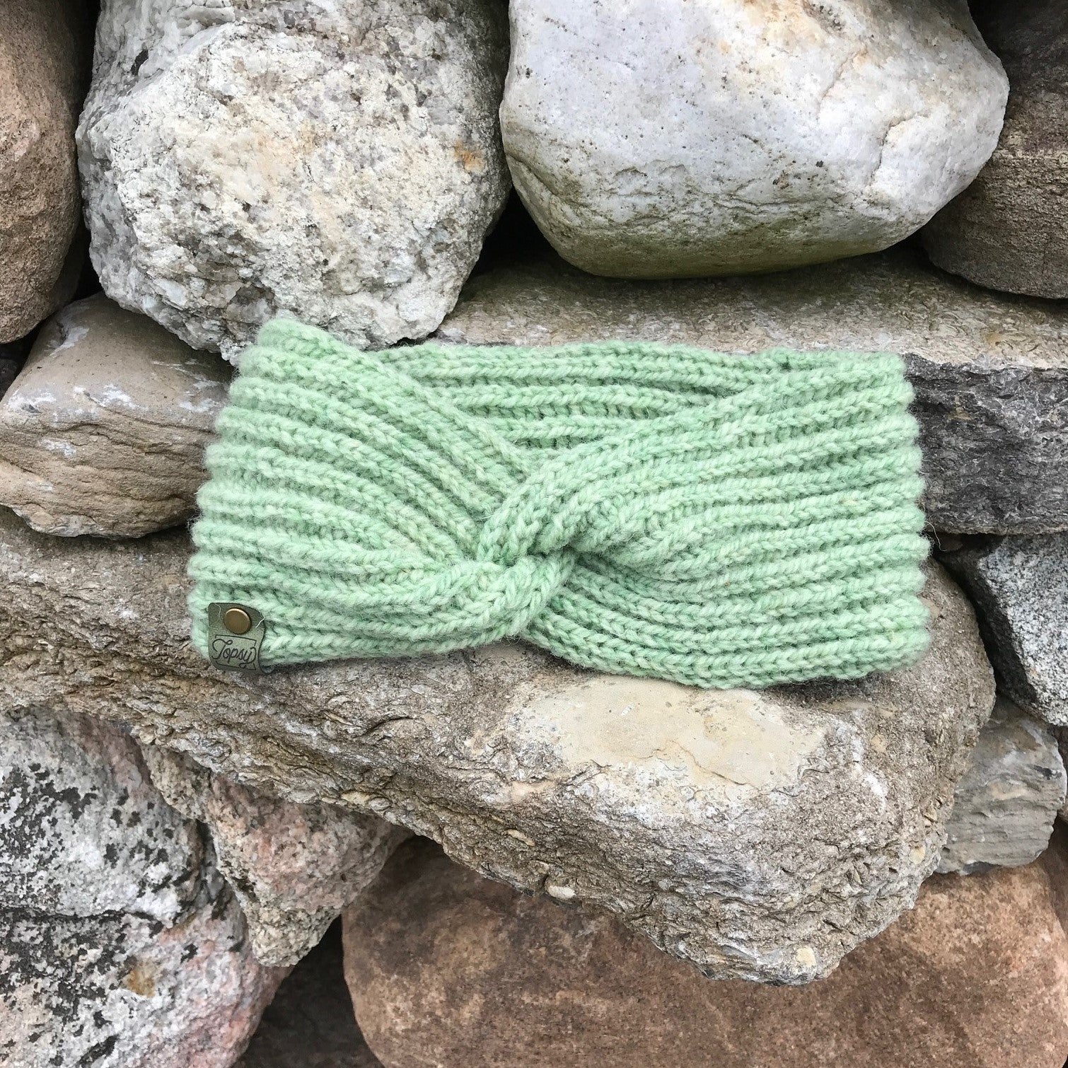 Headband with a twist
