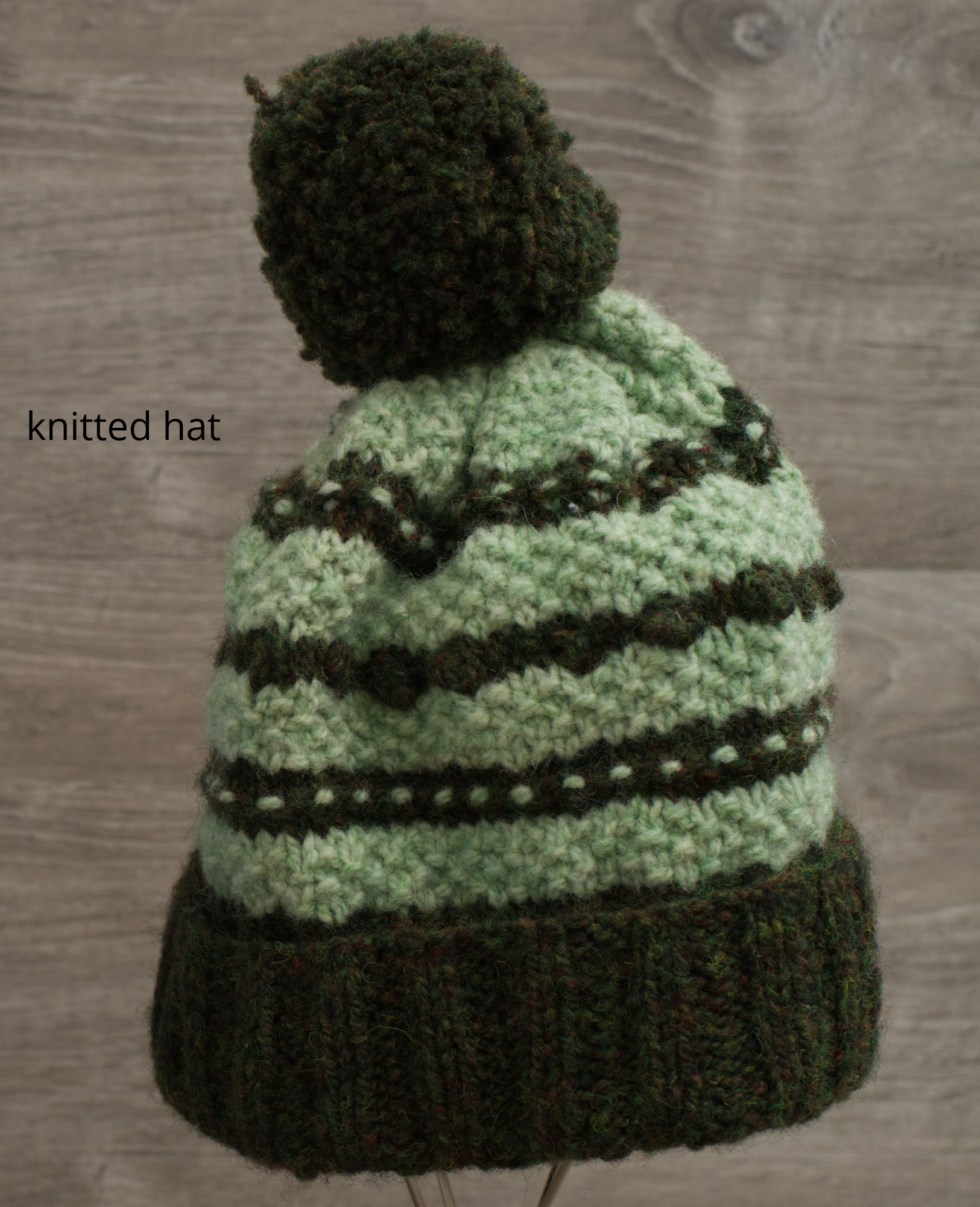 Pattern, Topsy pompom hat
